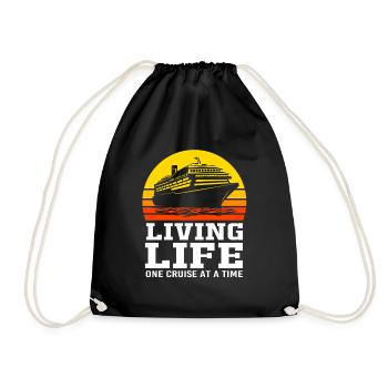 Cruise Ship Cruise - Drawstring Bag - black - Front