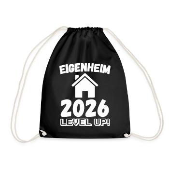 Eigenheim 2026 - Turnbeutel - Schwarz - Vorne