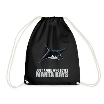 Raies Manta Raies - Sac de sport léger - noir - Devant
