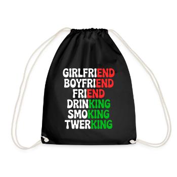 Ex petite amie King JGA Single Party Malle - Sac de sport léger - noir - Devant