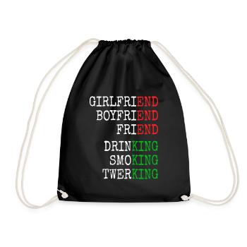 Ex petite amie King JGA Single Party Malle - Sac de sport léger - noir - Devant