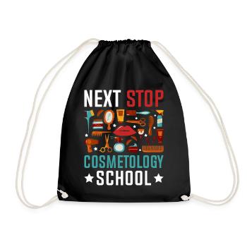 Next Stop Cosmetology School - Turnbeutel - Schwarz - Vorne