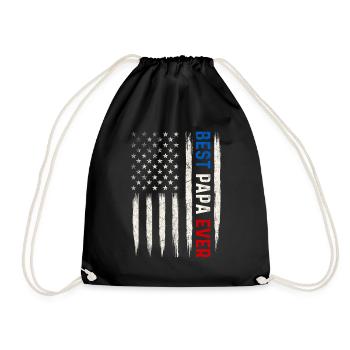 Meilleur Papa Père Famille Grand-père Grand-père - Sac de sport léger - noir - Devant