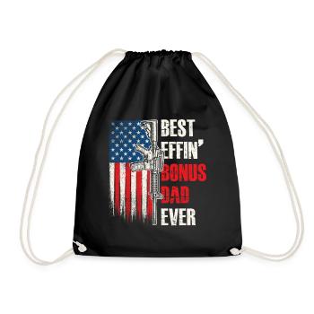 Meilleur de beau-père bonus de tous les temps - Sac de sport léger - noir - Devant