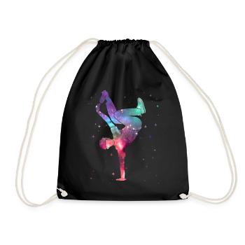 Breakdance Breakdancer Breakdance Breakdance Spatial - Sac de sport léger - noir - Devant