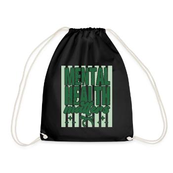 Cadeau de soins personnels de Mental Health Matters - Sac de sport léger - noir - Devant