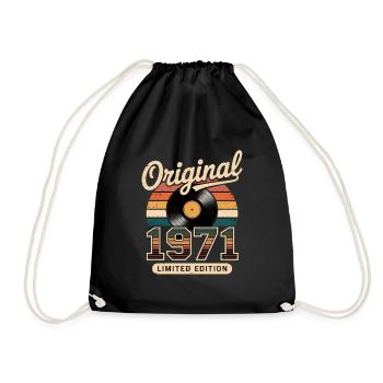Edition limitée 1971 - Sac de sport léger - noir - Devant