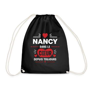 Nancy dans le cœur — Depuis Toujours - Sac de sport léger - noir - Devant
