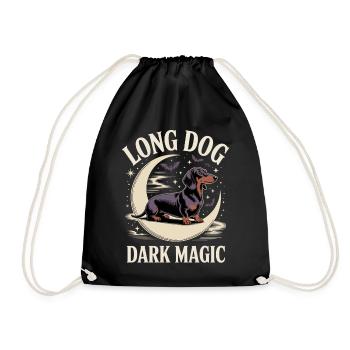 Dark Magic Dachshund - Drawstring Bag - black - Front