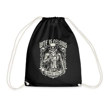 C’est quoi ce délire de Celsius Skeleton Funny American - Sac de sport léger - noir - Devant
