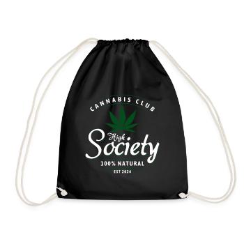 High Society Cannabis Club Logo - Sac de sport léger - noir - Devant