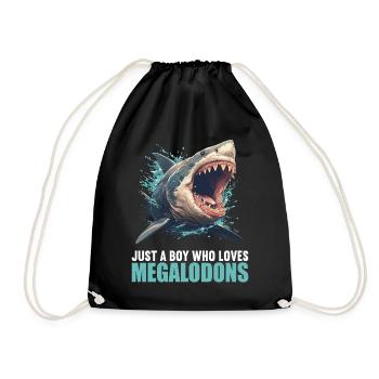 Megalodons Megalodon - Drawstring Bag - black - Front