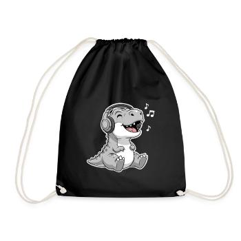 T Rex Music - Sac de sport léger - noir - Devant