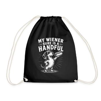 My Viennese is really a challenge! Funny - Drawstring Bag - black - Front