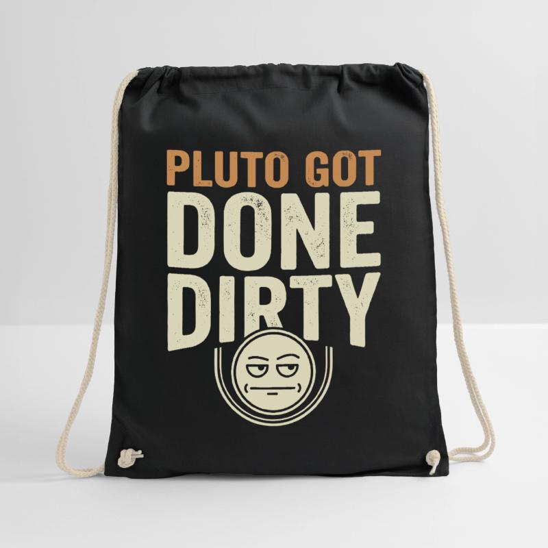 Pluto Justice for Pluto Never forget Pluto Drawstring Bag