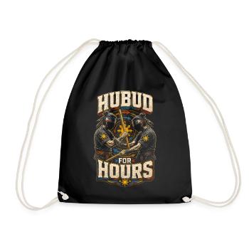 Escrima Arnis Martial Arts Hubud For Hours - Drawstring Bag - black - Front