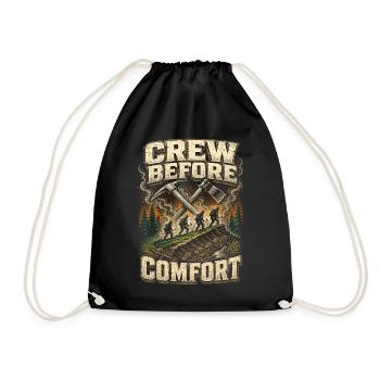 Fire Brigade Fire Brigade Groups Crew Before Comfort - Drawstring Bag - black - Front