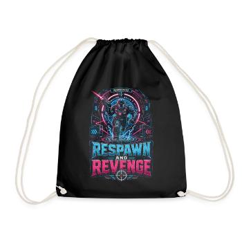 Réapparition du laser tag et vengeance - Sac de sport léger - noir - Devant