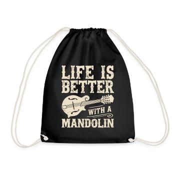 Mandoline Bluegrass Country Folk - Sac de sport léger - noir - Devant