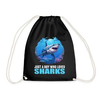 Requins Requin - Sac de sport léger - noir - Devant