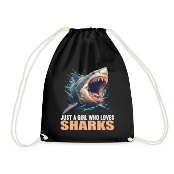 Requins Requin - Sac de sport léger - noir - Devant