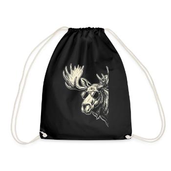 Mousses avec lunettes de soleil Graphique - Sac de sport léger - noir - Devant