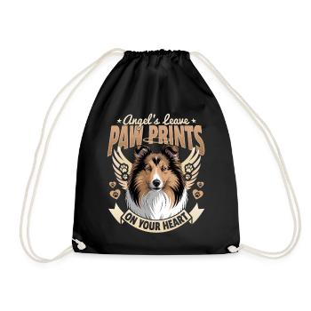 Shetland Sheepdog Sheltie Dog Breed - Turnbeutel - Schwarz - Vorne