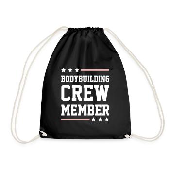 Équipe de culturisme - Sac de sport léger - noir - Devant