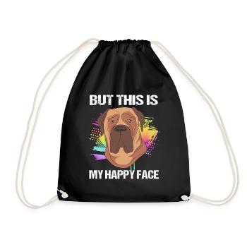 Bullmastiff - Drawstring Bag - black - Front