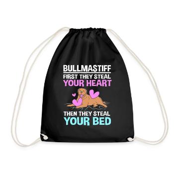 Bullmastiff - Drawstring Bag - black - Front