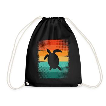 Tortue - Sac de sport léger - noir - Devant