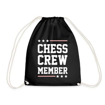 Chess Crew - Turnbeutel - Schwarz - Vorne
