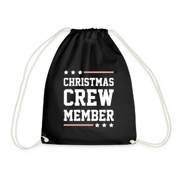 Équipage de Noël - Sac de sport léger - noir - Devant