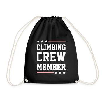 Climbing Crew - Turnbeutel - Schwarz - Vorne