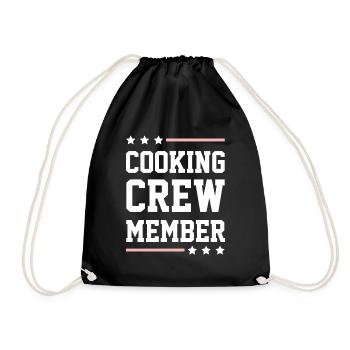 Équipe de cuisine - Sac de sport léger - noir - Devant