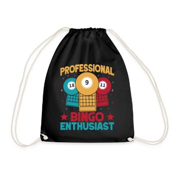 Bingo Bingo Passionné de Bingo - Sac de sport léger - noir - Devant