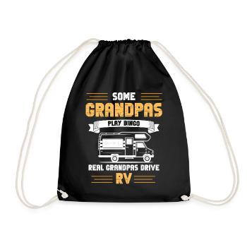 Real Grandpas Drive RV - Sac de sport léger - noir - Devant