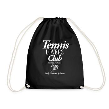 Club des Amoureux de Tennis - Sac de sport léger - noir - Devant