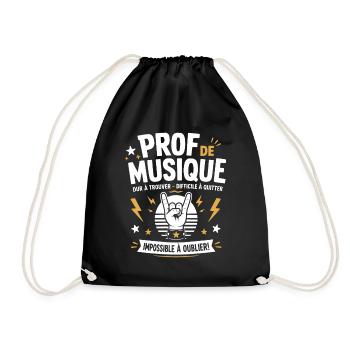 Prof de Musique Rock Inoubliable - Sac de sport léger - noir - Devant