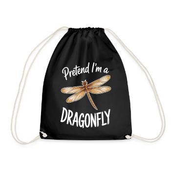 Dictons de libellules Libellules Cadeau des Libellules Drôles - Sac de sport léger - noir - Devant