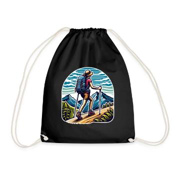 Grimpeur - Sac de sport léger - noir - Devant