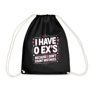 Ex-petit ami J’ai 0 ex Séparation Divorce célibataire - Sac de sport léger - noir - Devant