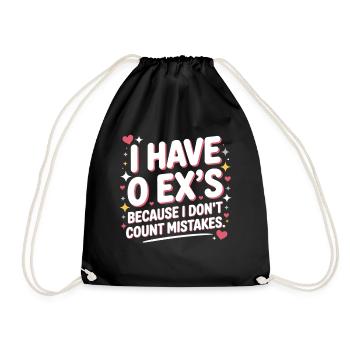 Ex-petit ami J’ai 0 ex Séparation Divorce célibataire - Sac de sport léger - noir - Devant