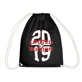 LIMITED EDITION 2019 FOOTBALL 7TH BIRTHDAY - Drawstring Bag - black - Front