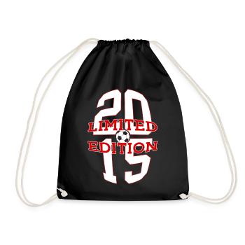 LIMITED EDITION 2015 FUßBALL 11. GEBURTSTAG - Turnbeutel - Schwarz - Vorne