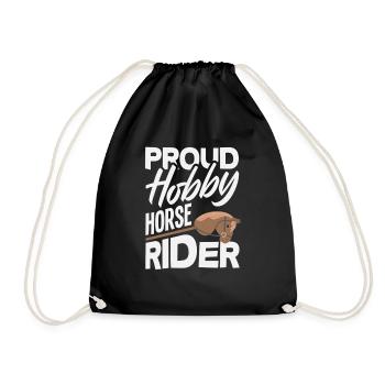 Cavalier de cheval de passe-temps Reiter - Sac de sport léger - noir - Devant