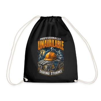 Monteur de lignes aériennes - Sac de sport léger - noir - Devant