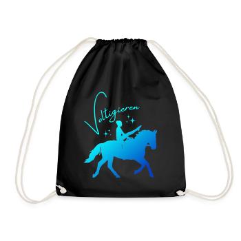 Vaulting Mill – Sport Outfit for Vaulters - Drawstring Bag - black - Front