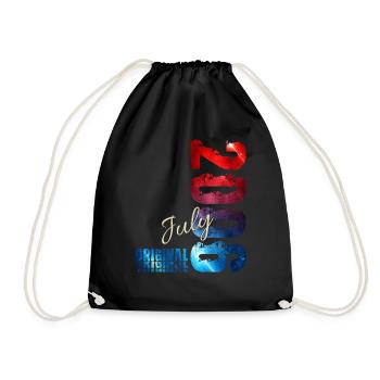 21st Birthday Gift Original July 2006 - Drawstring Bag - black - Front