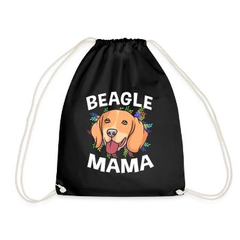 Maman Beagle Maman Maman Chien - Sac de sport léger - noir - Devant